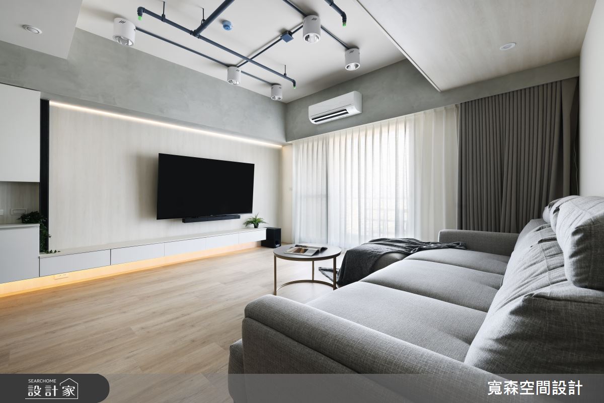 30坪新成屋(5年以下)＿混搭風客廳案例圖片＿寬森室內裝修設計有限公司＿寬森_21之12