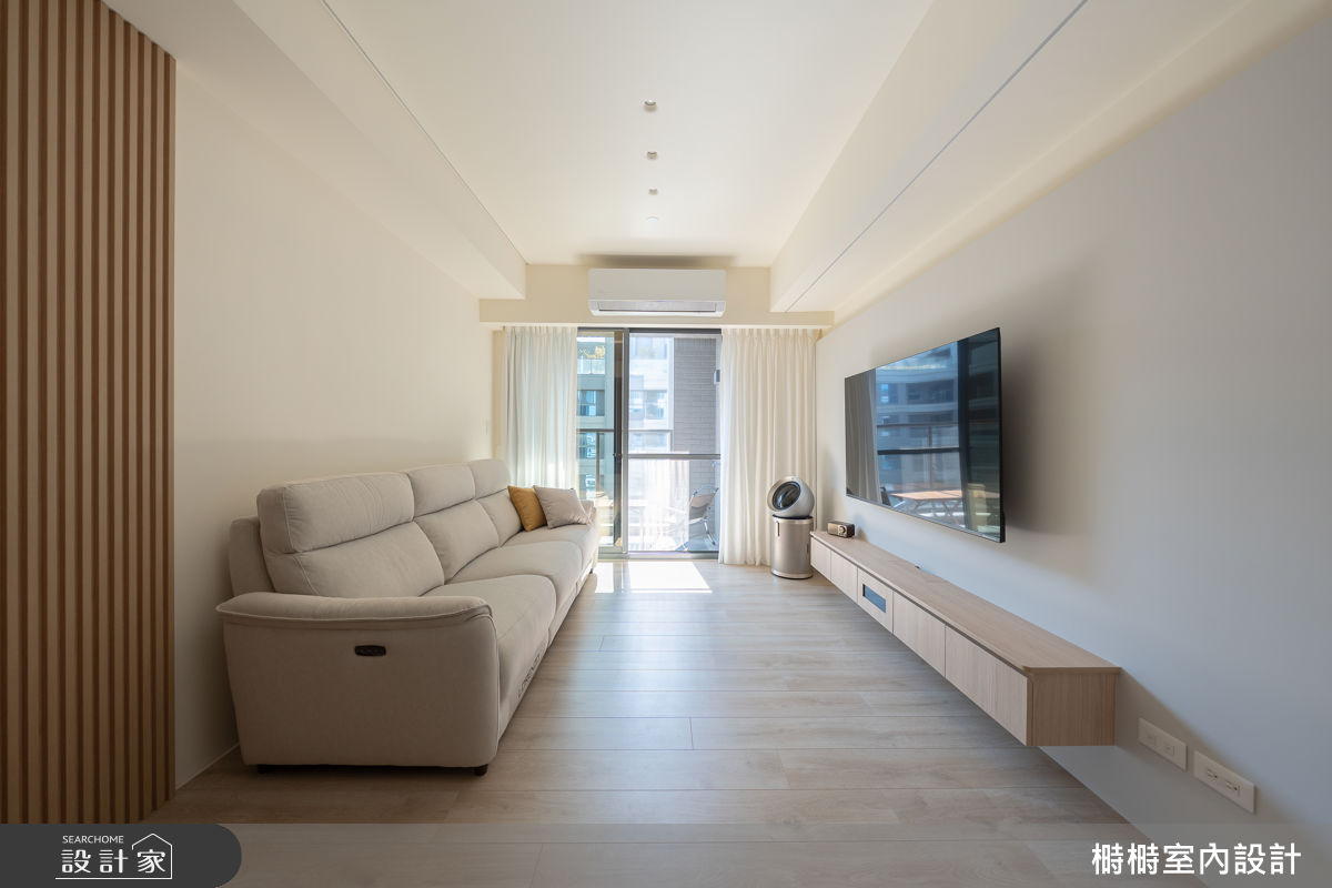 22坪預售屋＿日式無印風客廳案例圖片＿榯榯創作空間設計有限公司＿榯榯_薆Hidden Lush之2