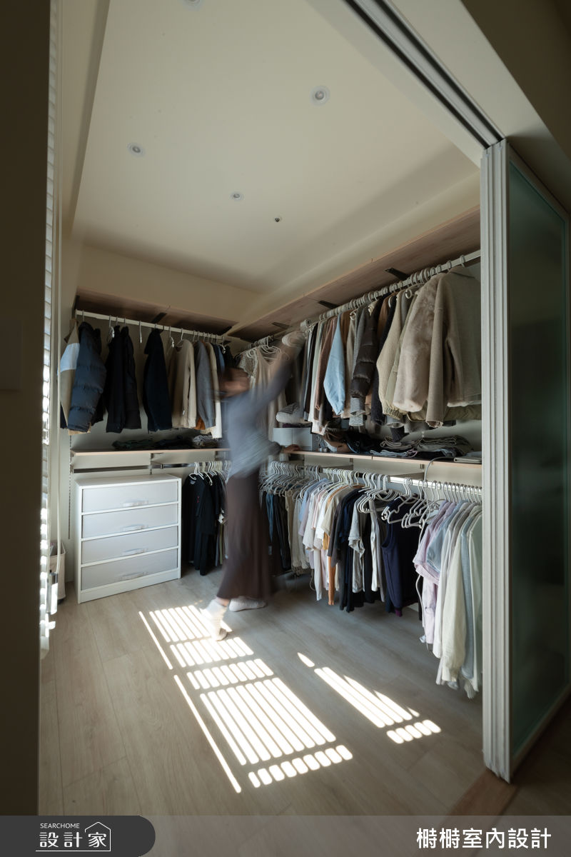 22坪預售屋＿日式無印風更衣間案例圖片＿榯榯創作空間設計有限公司＿榯榯_薆Hidden Lush之13