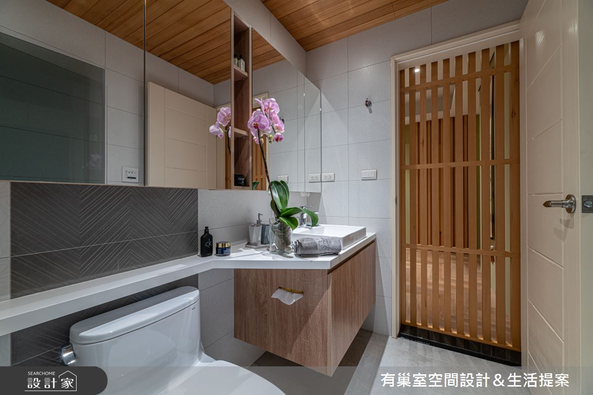 40坪新成屋(5年以下)＿日式和風浴室案例圖片＿有巢室空間設計＿有巢室_01之17
