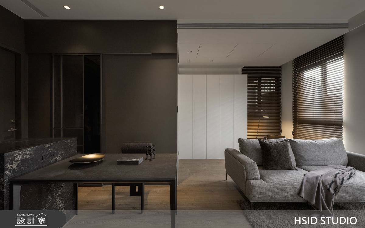 16坪新成屋(5年以下)＿咖啡廳風客廳餐廳書房案例圖片＿樺設室內裝修設計有限公司 HSID STUDIO＿樺設_48之2