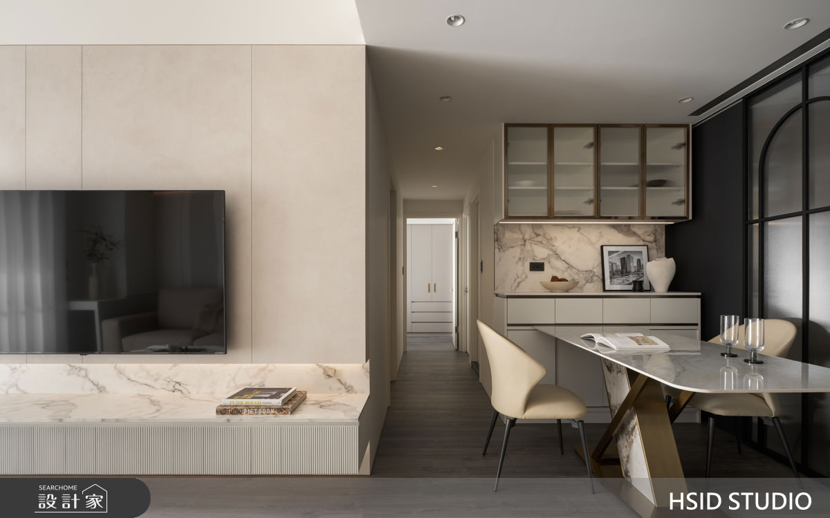 22坪新成屋(5年以下)＿混搭風客廳餐廳走廊案例圖片＿樺設室內裝修設計有限公司 HSID STUDIO＿樺設_49之5