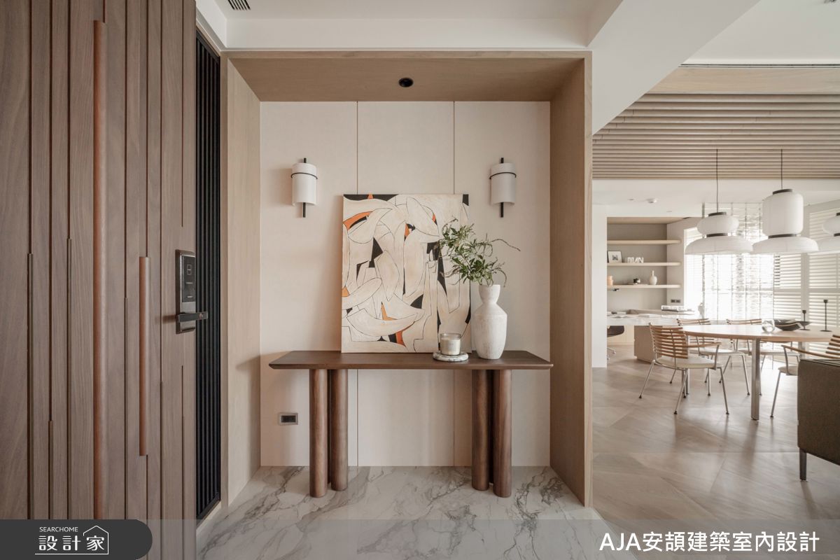 45坪新成屋(5年以下)＿現代風玄關案例圖片＿AJA安頡建築室內設計＿安頡_寶輝世紀莊園A1之1