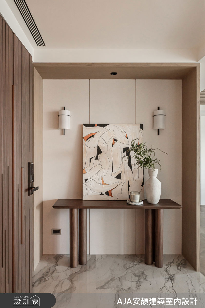45坪新成屋(5年以下)＿現代風玄關案例圖片＿AJA安頡建築室內設計＿安頡_寶輝世紀莊園A1之2