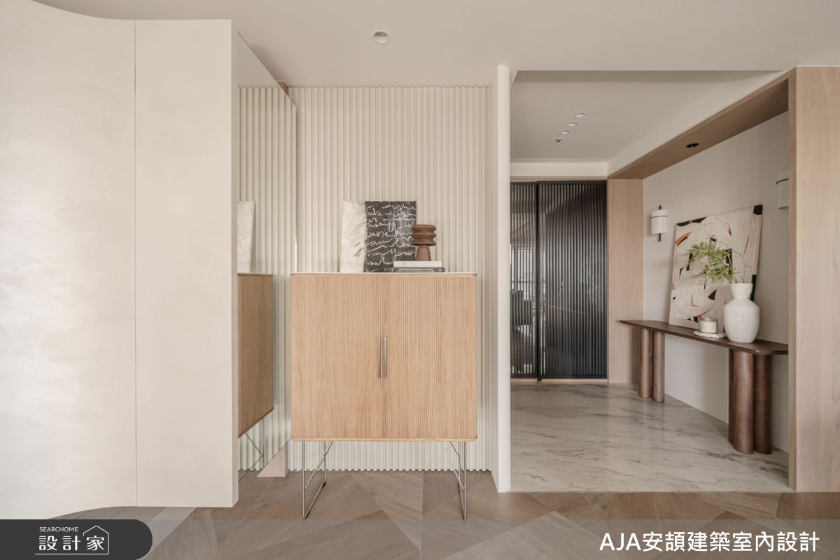 45坪新成屋(5年以下)＿現代風玄關案例圖片＿AJA安頡建築室內設計＿安頡_寶輝世紀莊園A1之7