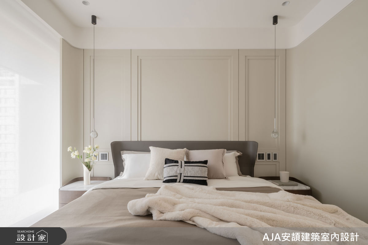 45坪新成屋(5年以下)＿現代風臥室案例圖片＿AJA安頡建築室內設計＿安頡_寶輝世紀莊園A1之18