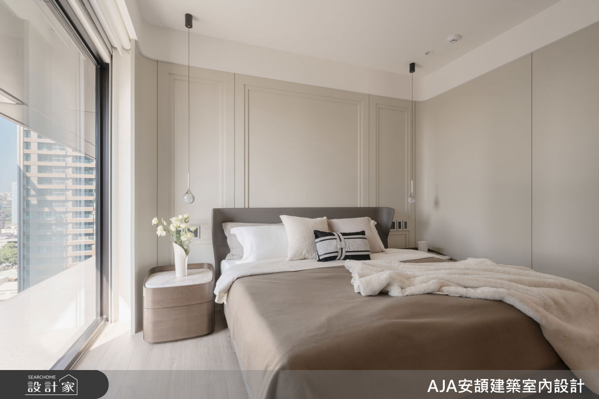 45坪新成屋(5年以下)＿現代風臥室案例圖片＿AJA安頡建築室內設計＿安頡_寶輝世紀莊園A1之19