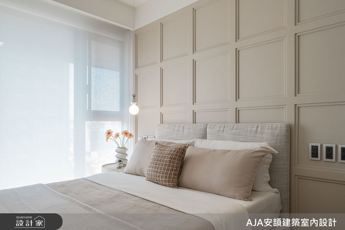 45坪新成屋(5年以下)＿現代風臥室案例圖片＿AJA安頡建築室內設計＿安頡_寶輝世紀莊園A1之21