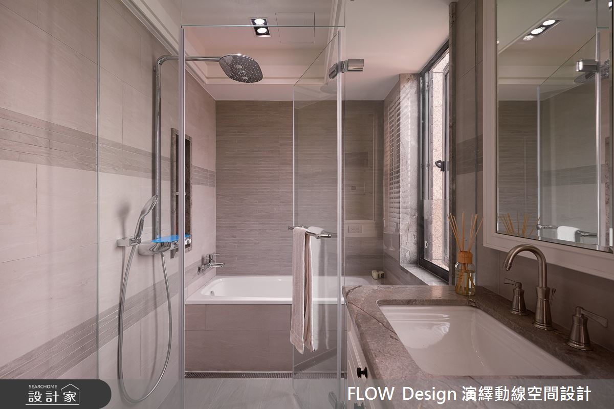 42坪新成屋(5年以下)＿美式風浴室案例圖片＿演繹動線設計公司＿演繹動線_01之10