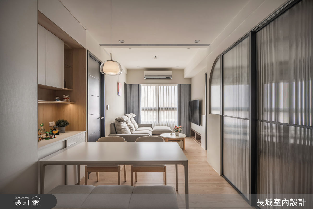 20坪新成屋(5年以下)＿日式無印風客廳餐廳案例圖片＿長城室內設計＿長城_23之8