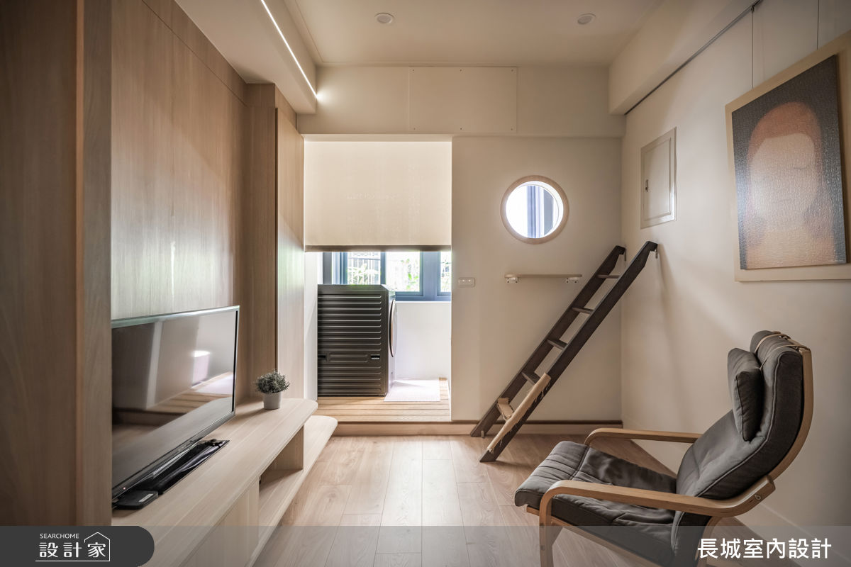 老屋(41~50年)＿日式無印風案例圖片＿長城室內設計＿長城_長大的地方，重新開始丨南路姊妹宅之15