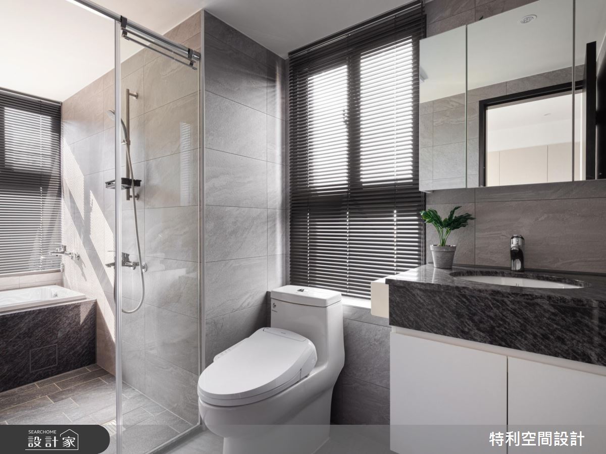 35坪新成屋(5年以下)＿現代美式風浴室案例圖片＿特利空間設計＿特利_01之8