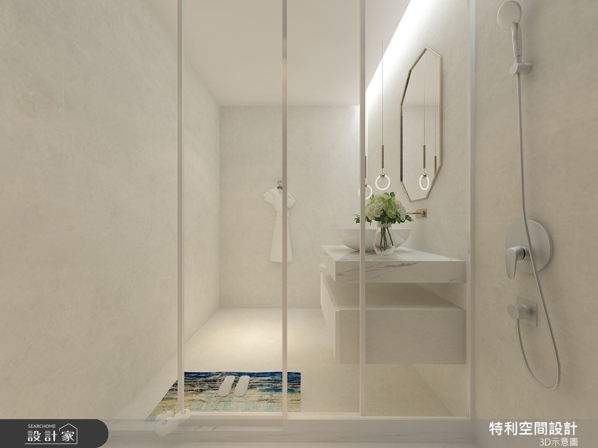 40坪新成屋(5年以下)＿現代美式風浴室案例圖片＿特利空間設計＿特利_09之8