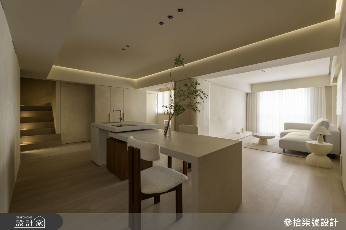 60坪老屋(16~30年)＿Japandi風客廳餐廳樓梯案例圖片＿參拾柒號設計＿參拾柒號_62之15