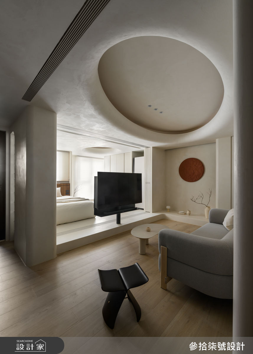 15坪新成屋(5年以下)＿Japandi風客廳臥室案例圖片＿參拾柒號設計＿參拾柒號_63之3