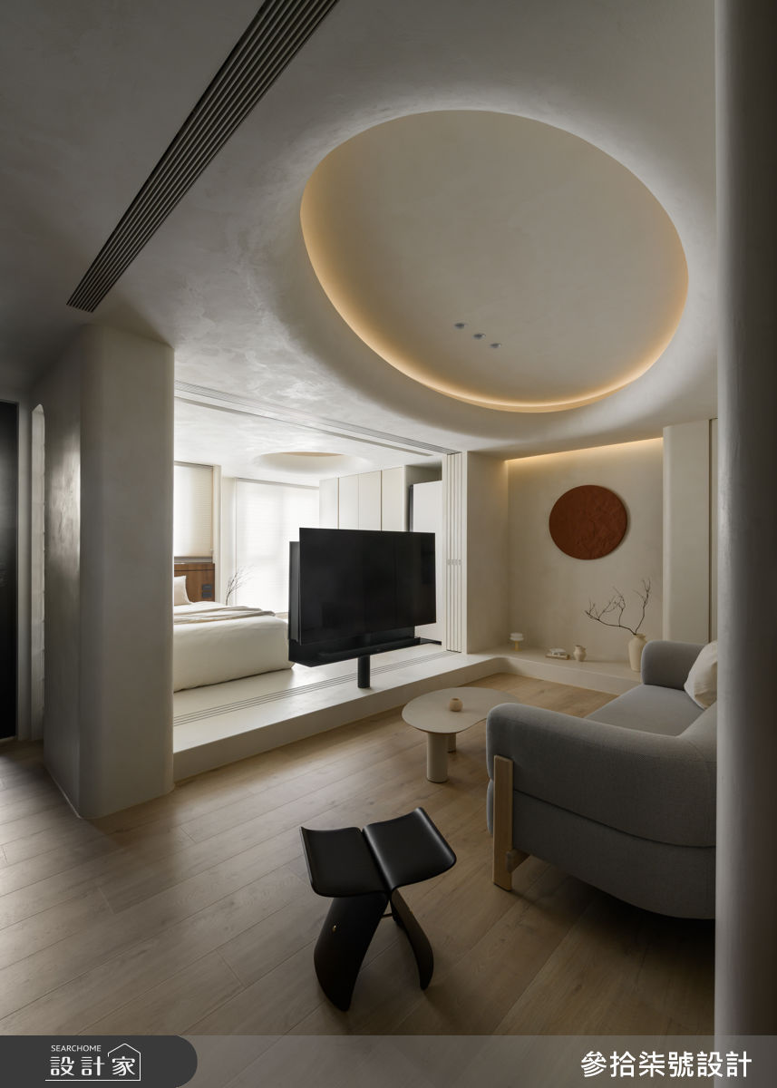 15坪新成屋(5年以下)＿Japandi風客廳臥室案例圖片＿參拾柒號設計＿參拾柒號_63之4