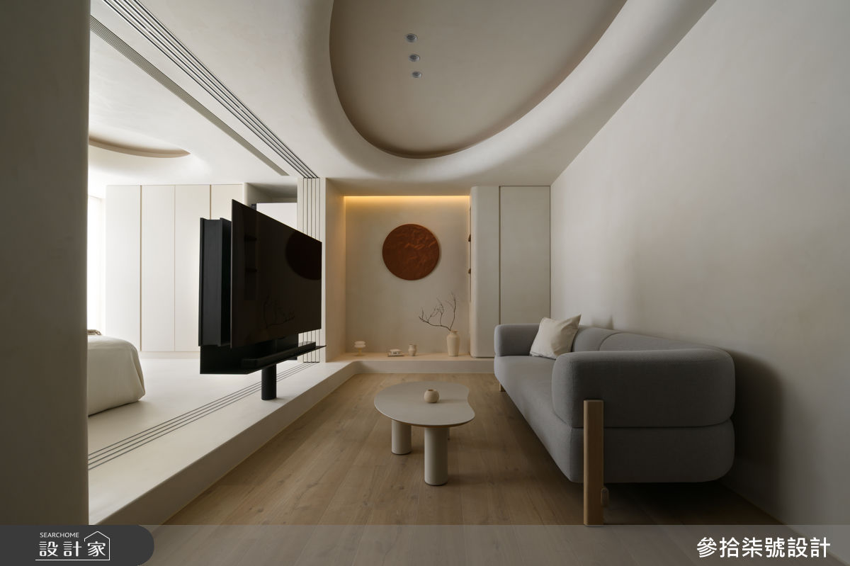 15坪新成屋(5年以下)＿Japandi風客廳臥室案例圖片＿參拾柒號設計＿參拾柒號_63之5