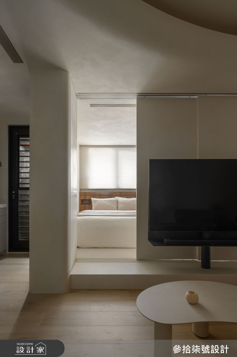 15坪新成屋(5年以下)＿Japandi風客廳臥室案例圖片＿參拾柒號設計＿參拾柒號_63之13