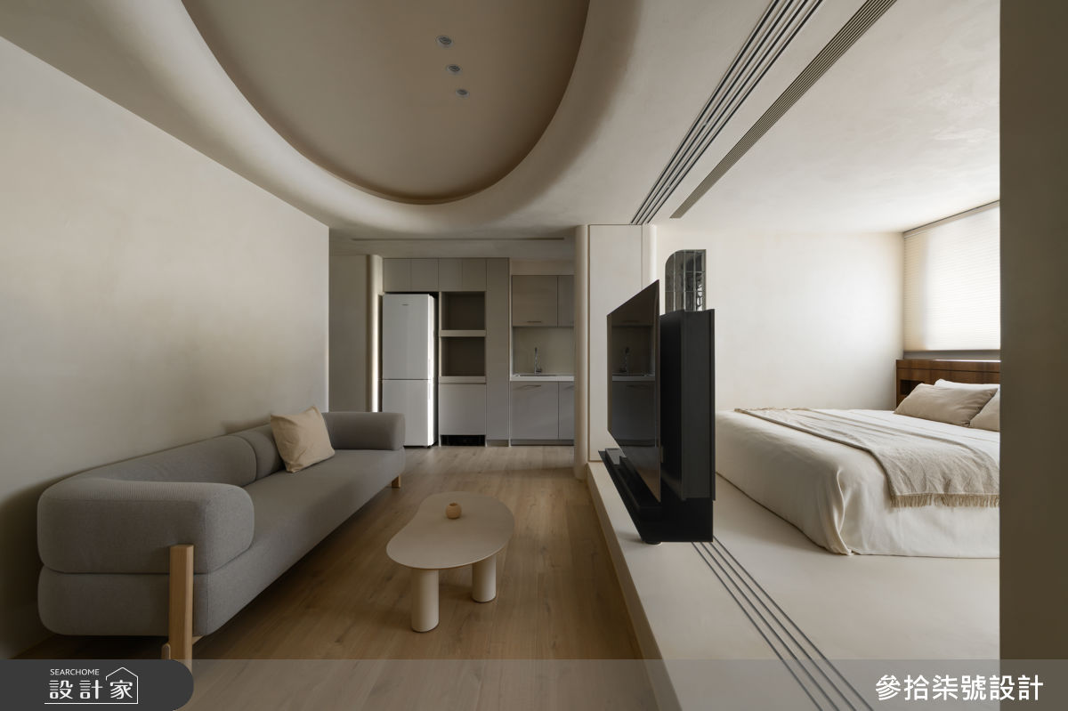 15坪新成屋(5年以下)＿Japandi風客廳廚房臥室案例圖片＿參拾柒號設計＿參拾柒號_63之9