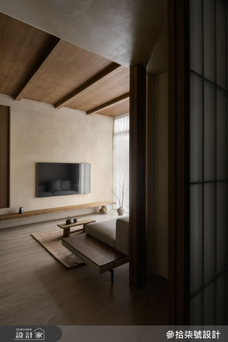 16坪新成屋(5年以下)＿侘寂風客廳案例圖片＿參拾柒號設計＿參拾柒號_64之9