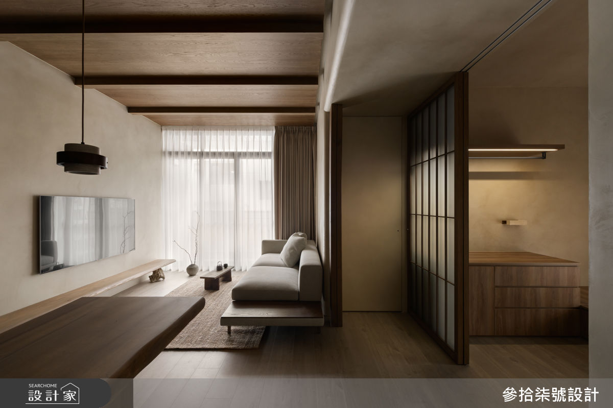 16坪新成屋(5年以下)＿侘寂風客廳餐廳案例圖片＿參拾柒號設計＿參拾柒號_64之11