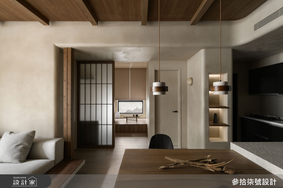16坪新成屋(5年以下)＿侘寂風餐廳廚房和室中島案例圖片＿參拾柒號設計＿參拾柒號_64之13