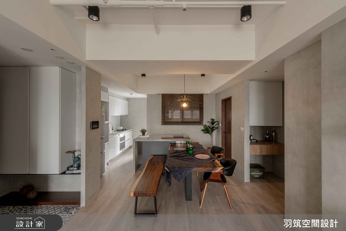 22坪新成屋(5年以下)＿工業風玄關餐廳廚房案例圖片＿羽筑空間設計＿羽筑_37Sunny Q之6