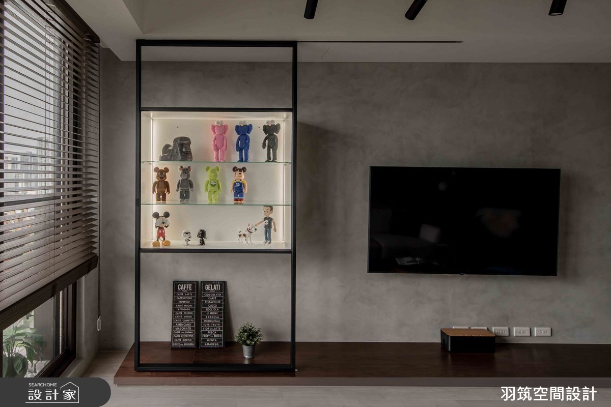 22坪新成屋(5年以下)＿工業風客廳案例圖片＿羽筑空間設計＿羽筑_37Sunny Q之13