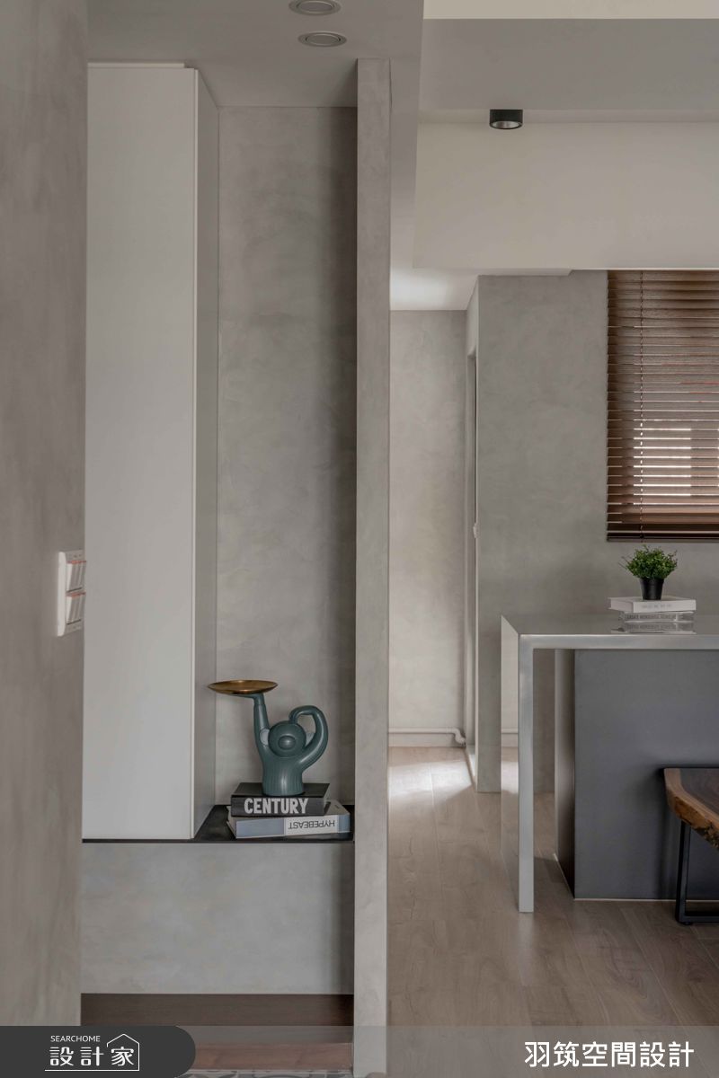 22坪新成屋(5年以下)＿工業風玄關案例圖片＿羽筑空間設計＿羽筑_37Sunny Q之15
