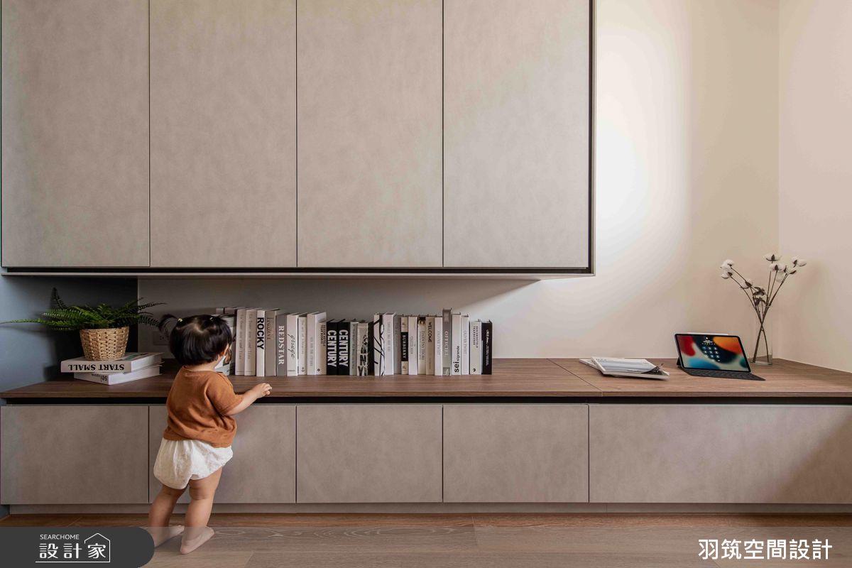 19坪新成屋(5年以下)＿混搭風書房案例圖片＿羽筑空間設計＿羽筑_40築之細道之13