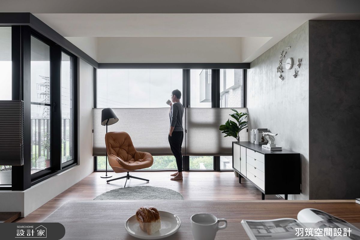 34坪新成屋(5年以下)＿工業風餐廳書房案例圖片＿羽筑空間設計＿羽筑_41大硯River X之12