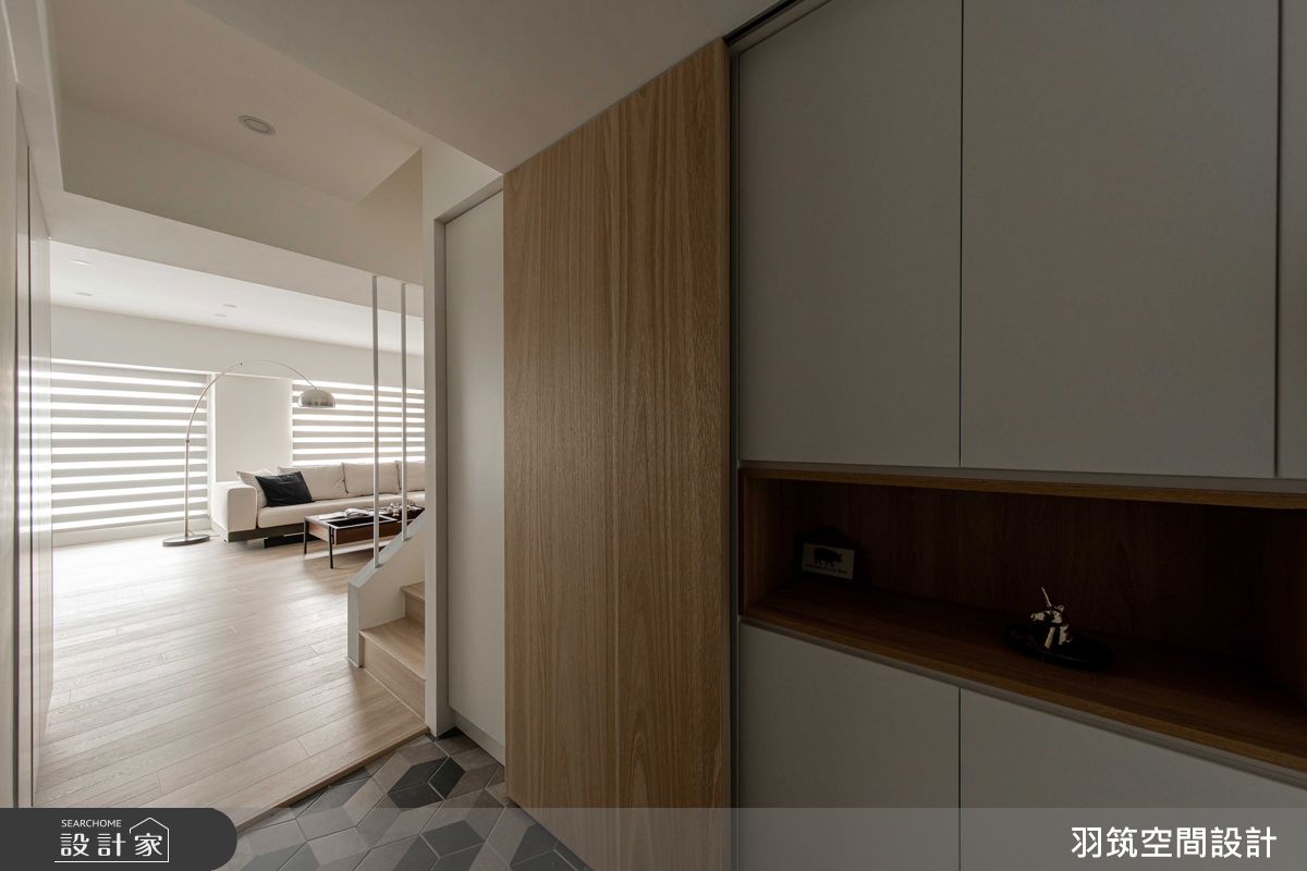 45坪老屋(16~30年)＿現代風玄關客廳案例圖片＿羽筑空間設計＿羽筑_43椰城之2