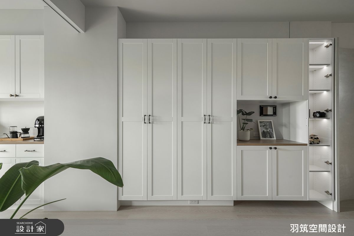 25坪中古屋(5~15年)＿鄉村風客廳廚房案例圖片＿羽筑空間設計＿羽筑_50竣達首富之18