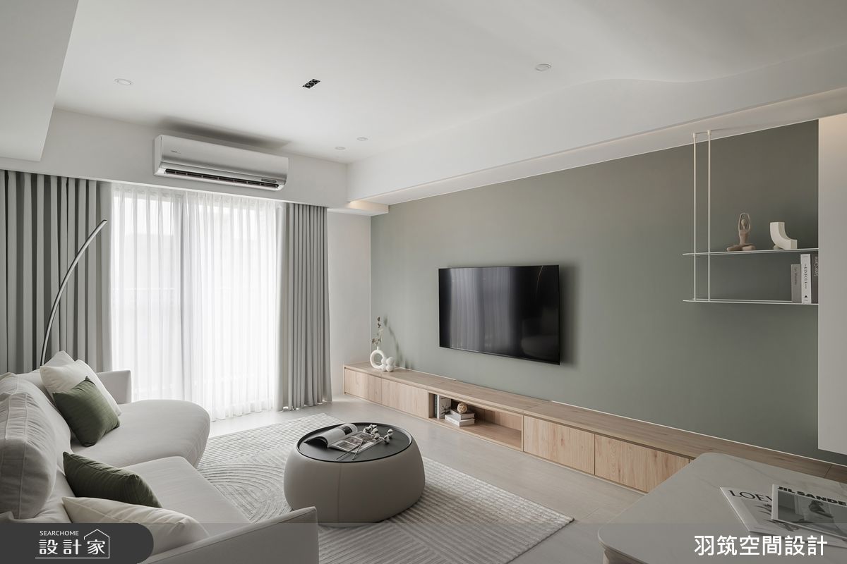 24坪新成屋(5年以下)＿混搭風客廳案例圖片＿羽筑空間設計＿羽筑_51極上惠友之1