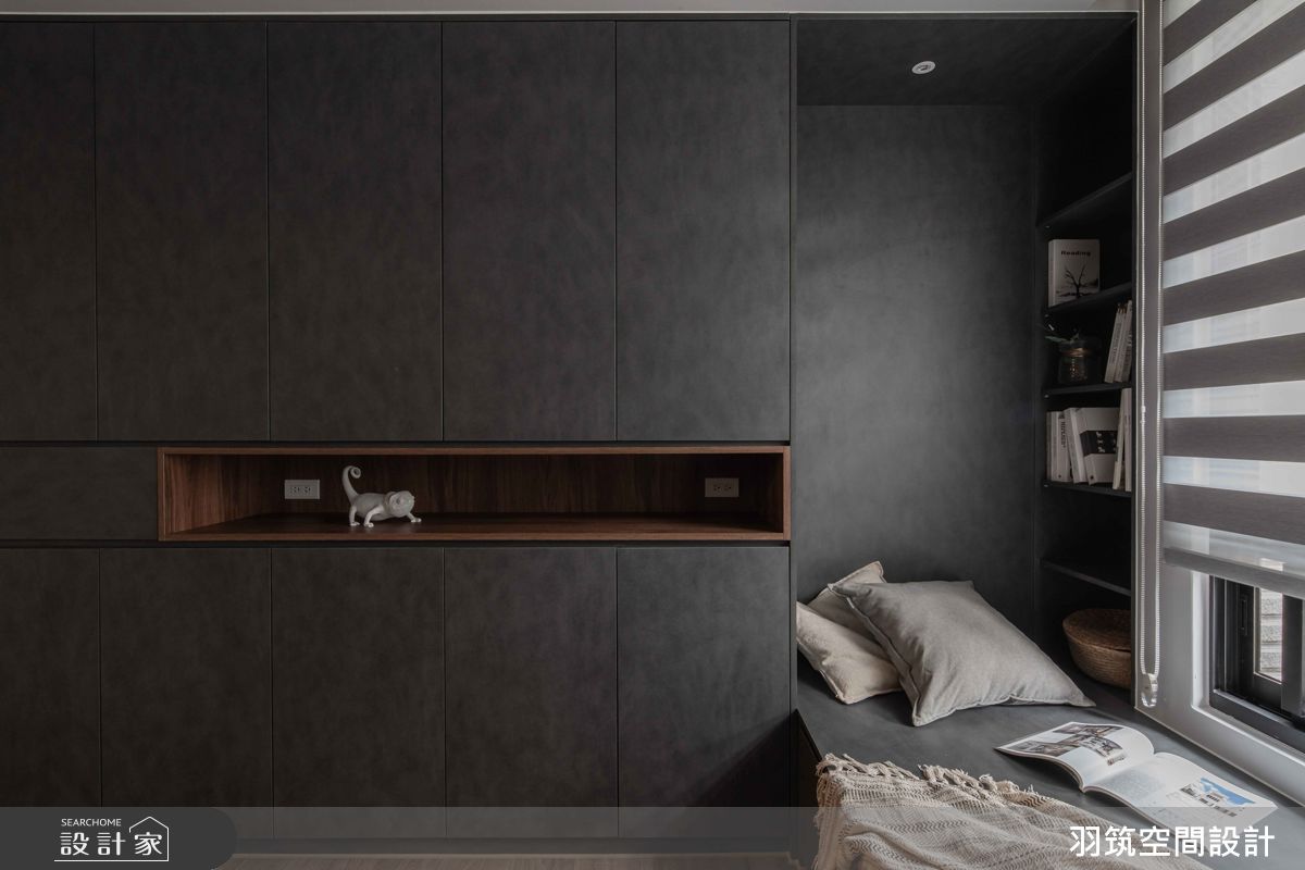 34坪中古屋(5~15年)＿現代風書房臥榻案例圖片＿羽筑空間設計＿羽筑_58坤山鼎峰之10
