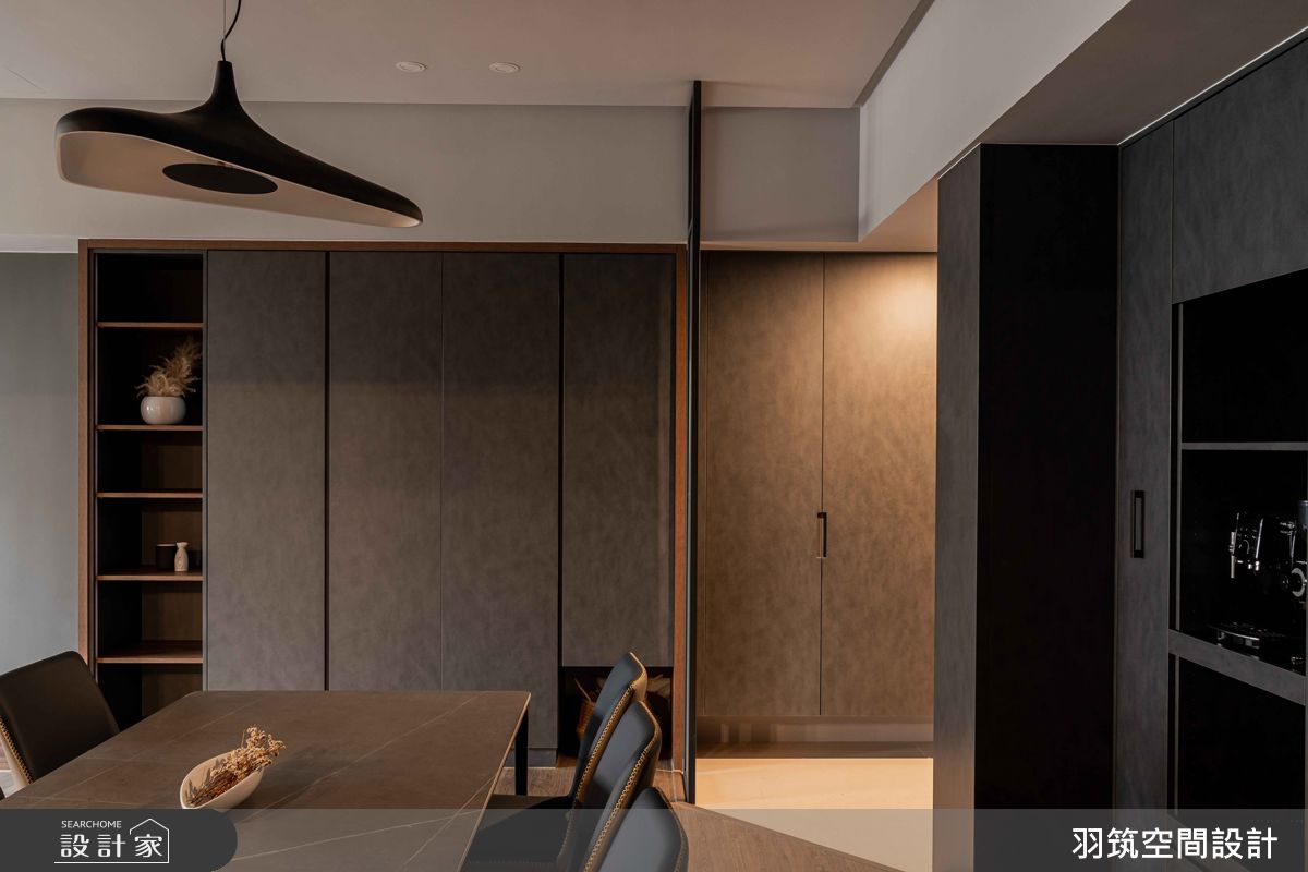 34坪中古屋(5~15年)＿現代風玄關餐廳案例圖片＿羽筑空間設計＿羽筑_58坤山鼎峰之14