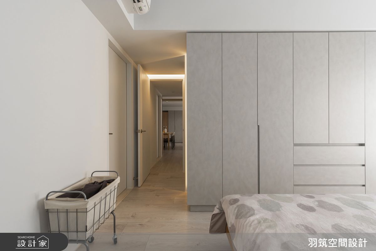 23坪預售屋＿現代風臥室案例圖片＿羽筑空間設計＿羽筑_91TECH PARK-拾光書頁之13