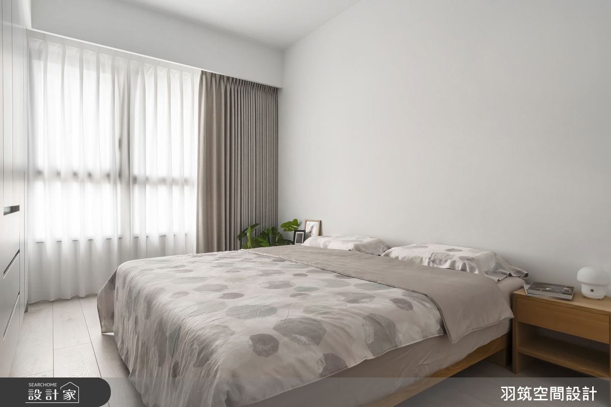 23坪預售屋＿現代風臥室案例圖片＿羽筑空間設計＿羽筑_91TECH PARK-拾光書頁之14