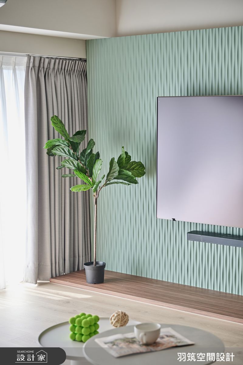 38坪老屋(16~30年)＿南洋度假風客廳案例圖片＿羽筑空間設計＿羽筑_95島嶼假期之25