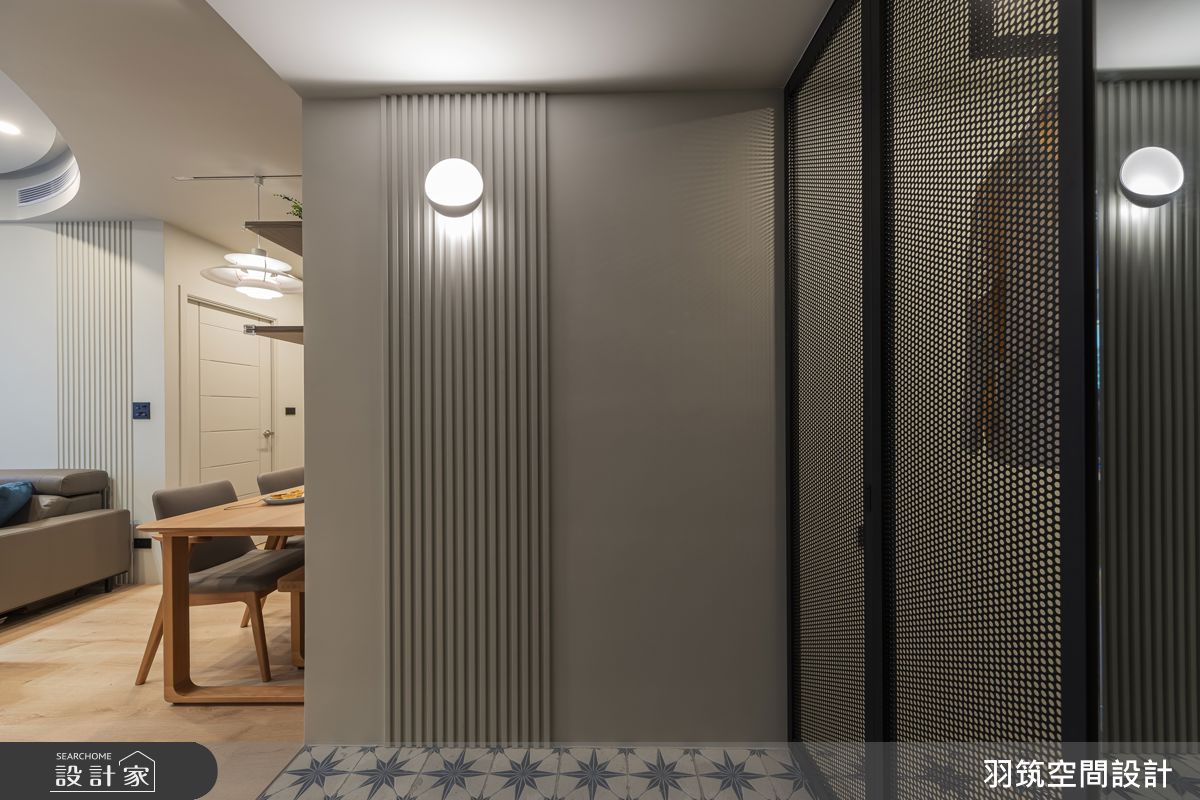 17坪新成屋(5年以下)＿現代風玄關餐廳案例圖片＿羽筑空間設計＿羽筑_96伏光輕寓之2