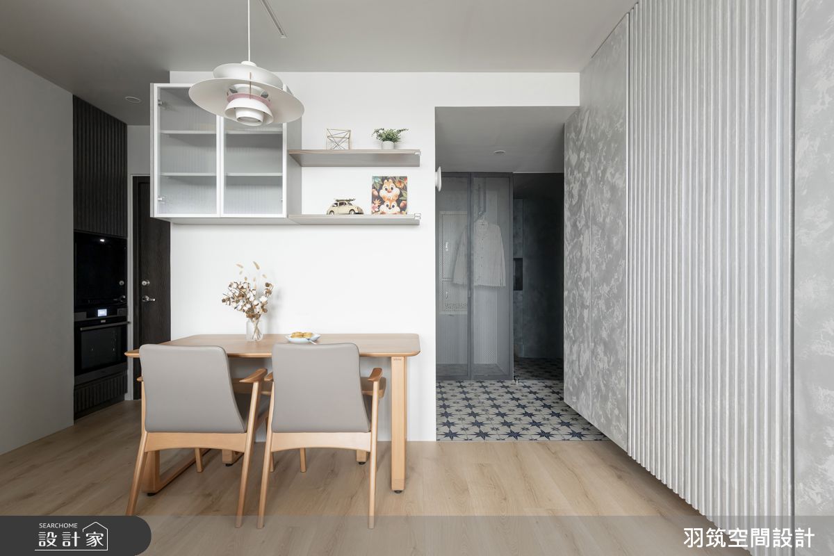 17坪新成屋(5年以下)＿現代風玄關餐廳案例圖片＿羽筑空間設計＿羽筑_96伏光輕寓之7