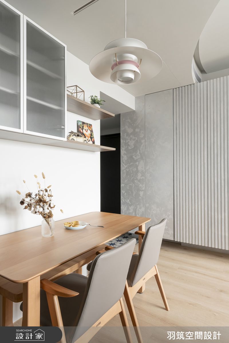 17坪新成屋(5年以下)＿現代風餐廳案例圖片＿羽筑空間設計＿羽筑_96伏光輕寓之11
