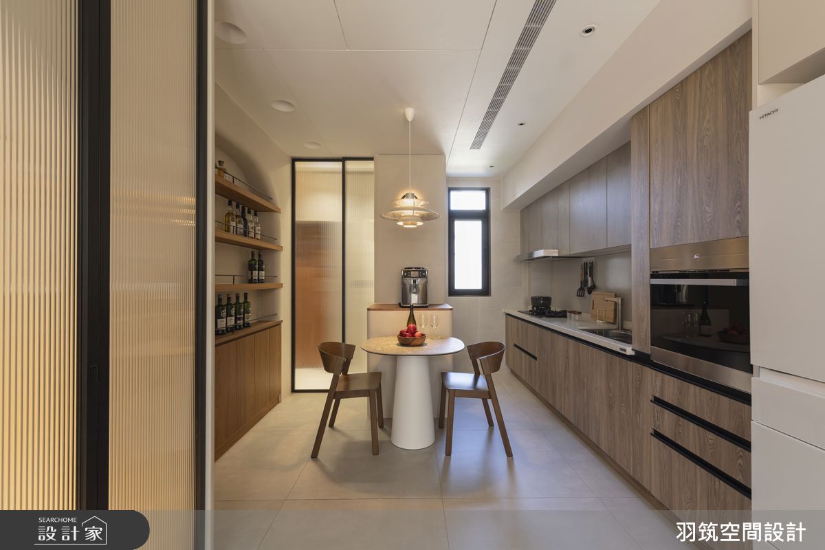 21坪新成屋(5年以下)＿日式無印風餐廳廚房案例圖片＿羽筑空間設計＿羽筑_97宸園拾貳家-心安之所之9