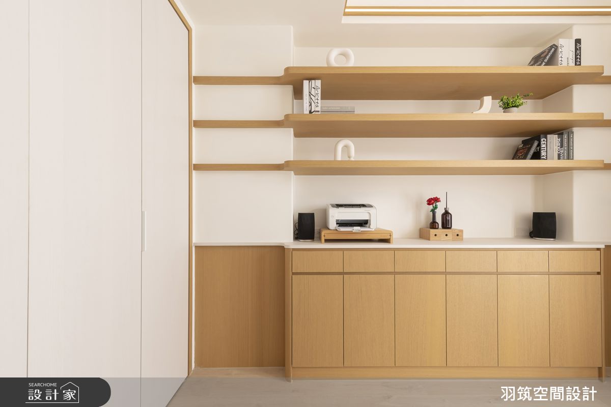 21坪新成屋(5年以下)＿日式無印風書房案例圖片＿羽筑空間設計＿羽筑_97宸園拾貳家-心安之所之22