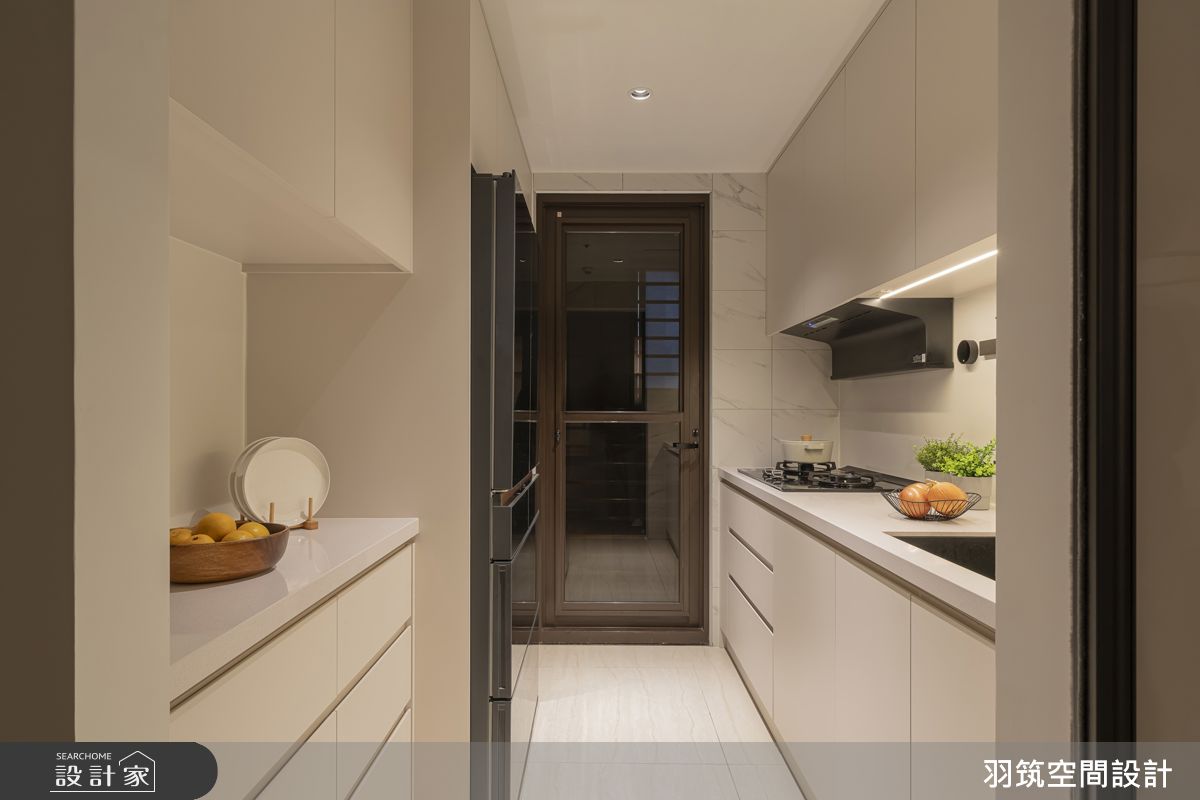 24坪預售屋＿現代風廚房案例圖片＿羽筑空間設計＿羽筑_102宜雄絢耀 -淺籟靜域之10