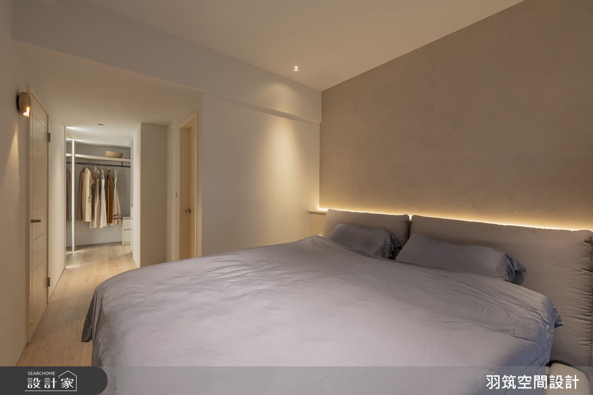 24坪預售屋＿現代風臥室更衣間案例圖片＿羽筑空間設計＿羽筑_102宜雄絢耀 -淺籟靜域之14