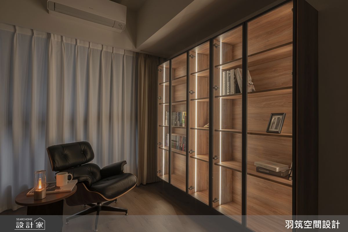 24坪預售屋＿現代風書房案例圖片＿羽筑空間設計＿羽筑_102宜雄絢耀 -淺籟靜域之18