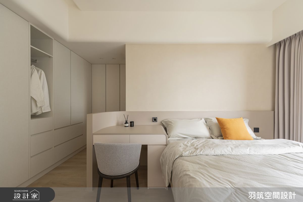 22坪新成屋(5年以下)＿現代風臥室案例圖片＿羽筑空間設計＿羽筑_103 上禾旺 - 暖煦若芽之9