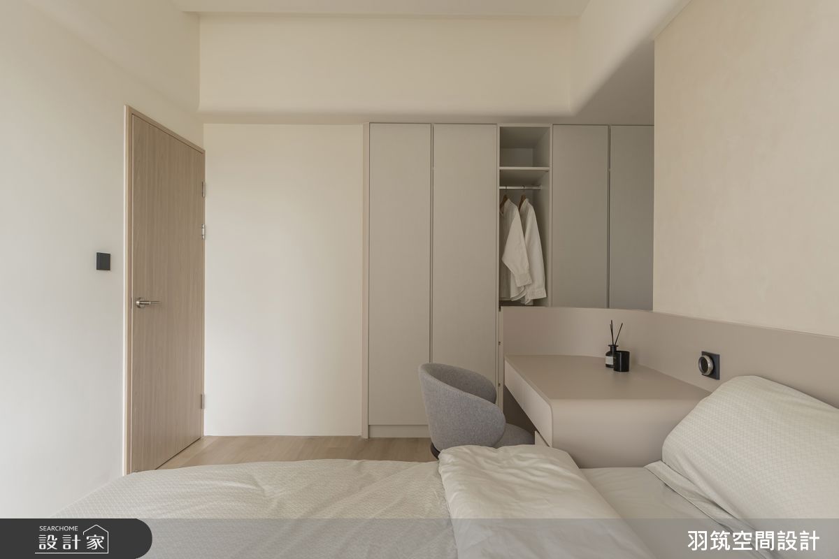 22坪新成屋(5年以下)＿現代風臥室案例圖片＿羽筑空間設計＿羽筑_103 上禾旺 - 暖煦若芽之12