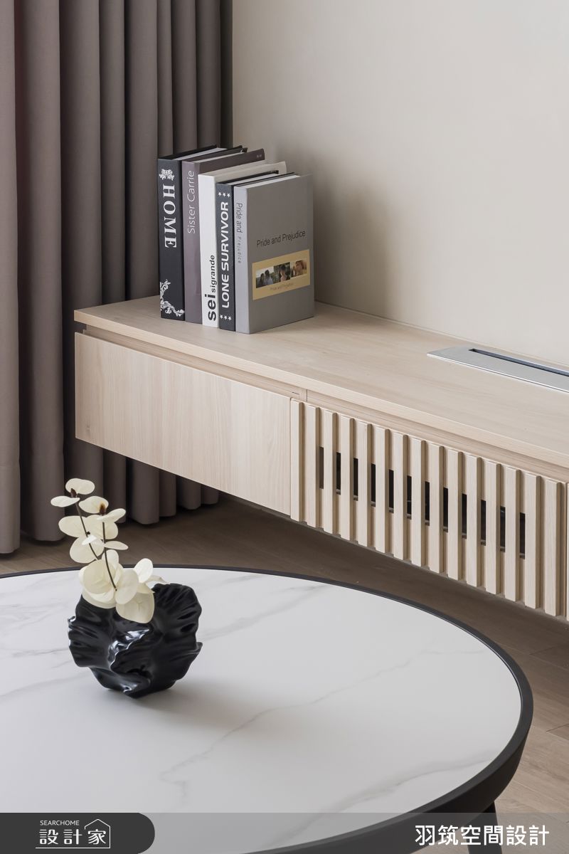 22坪新成屋(5年以下)＿現代風客廳案例圖片＿羽筑空間設計＿羽筑_103 上禾旺 - 暖煦若芽之14